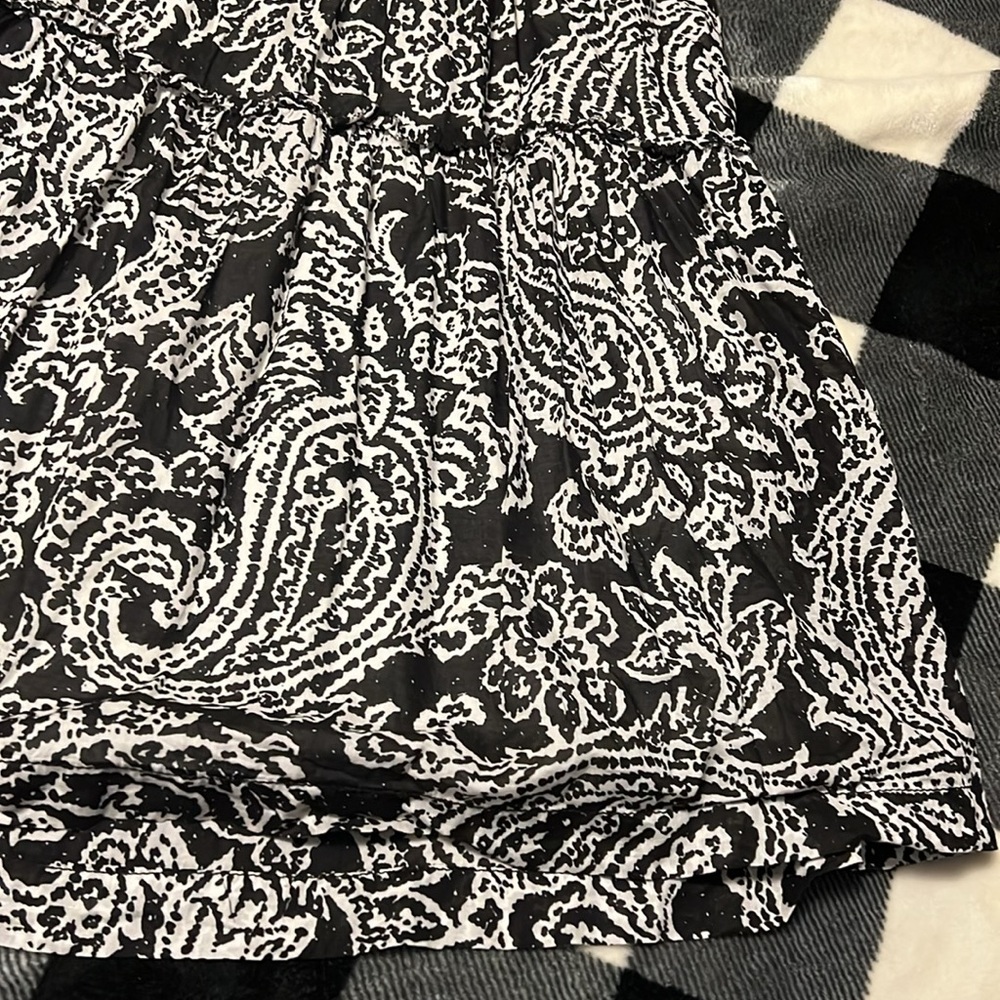 American Eagle Outfitters Black & White Strapless Dress size 0 - Picture 10 of 14